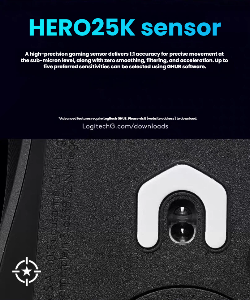 Logitech G502 X side view 13 programmable controls
