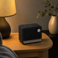 Edifier ES20 Bluetooth speaker on a bedside table