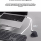 Logitech MX Master 3s strong wireless signal with laptop and keyboard setup