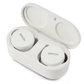 Denon PerL true wireless ANC earbuds White with charging case open