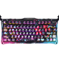 GravaStar Mercury V75 Pro 75% Hall Effect gaming keyboard hero shot in cyber-mecha aluminium design