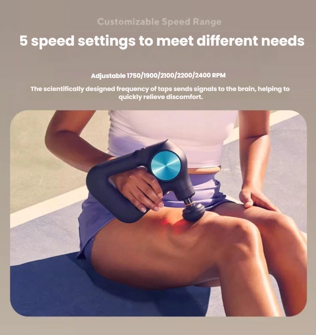 Therabody Theragun Pro Plus heat therapy attachment 45C 50C 55C settings