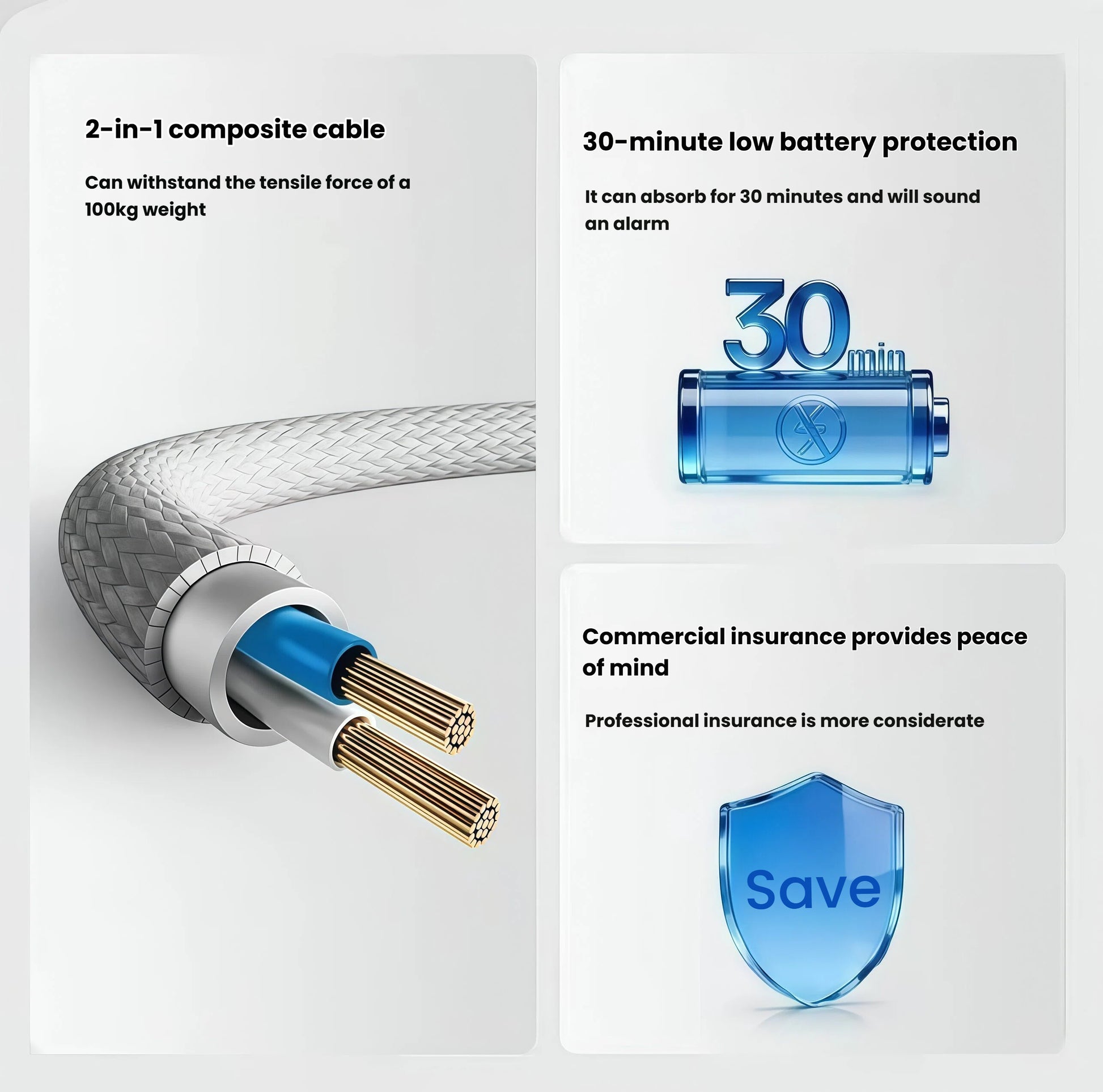 ECOVACS WINBOT W3 OMNI triple nozzle wide-angle atomized mist spray 90% surface coverage