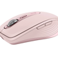Logitech MX Anywhere 3S wireless mouse in rose pink