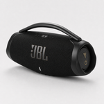 JBL Boombox 3 Wi-Fi portable speaker in black, front view