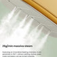 An infographic showing the powerful 25g/min massive steam output from the Keheal handheld steamer, which penetrates fabric to instantly remove wrinkles.