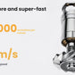 A technical diagram of the Laifen SE 2's strong core motor, which has a maximum speed of 108,000 RPM and a maximum wind speed of 21.5 m/s for super-fast drying.