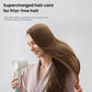 A woman with smooth, shiny, and healthy hair after using the Laifen SE 2, which provides supercharged hair care for frizz-free results with 200 million negative ions