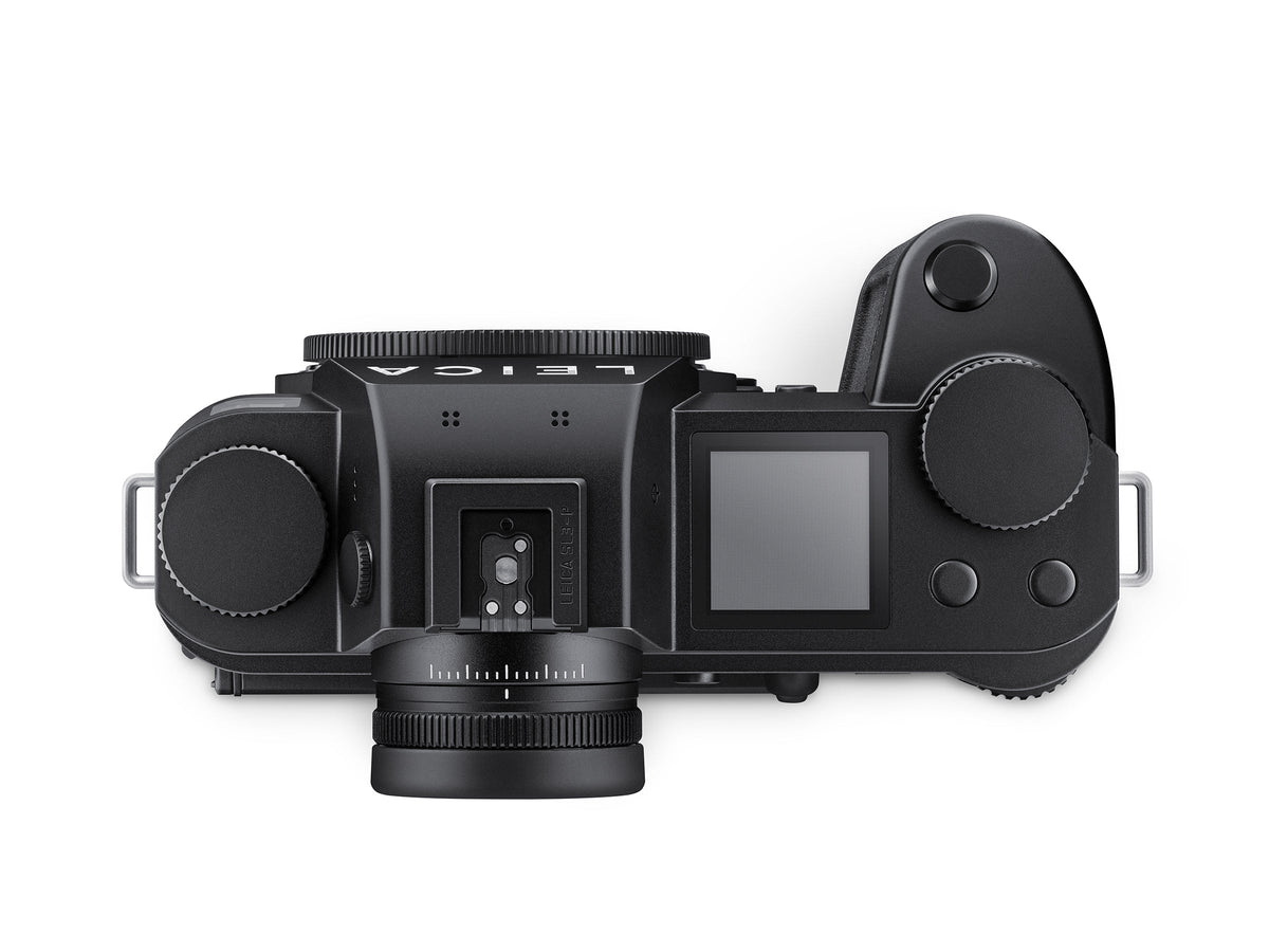 Leica SL3-P – top controls and hot shoe
