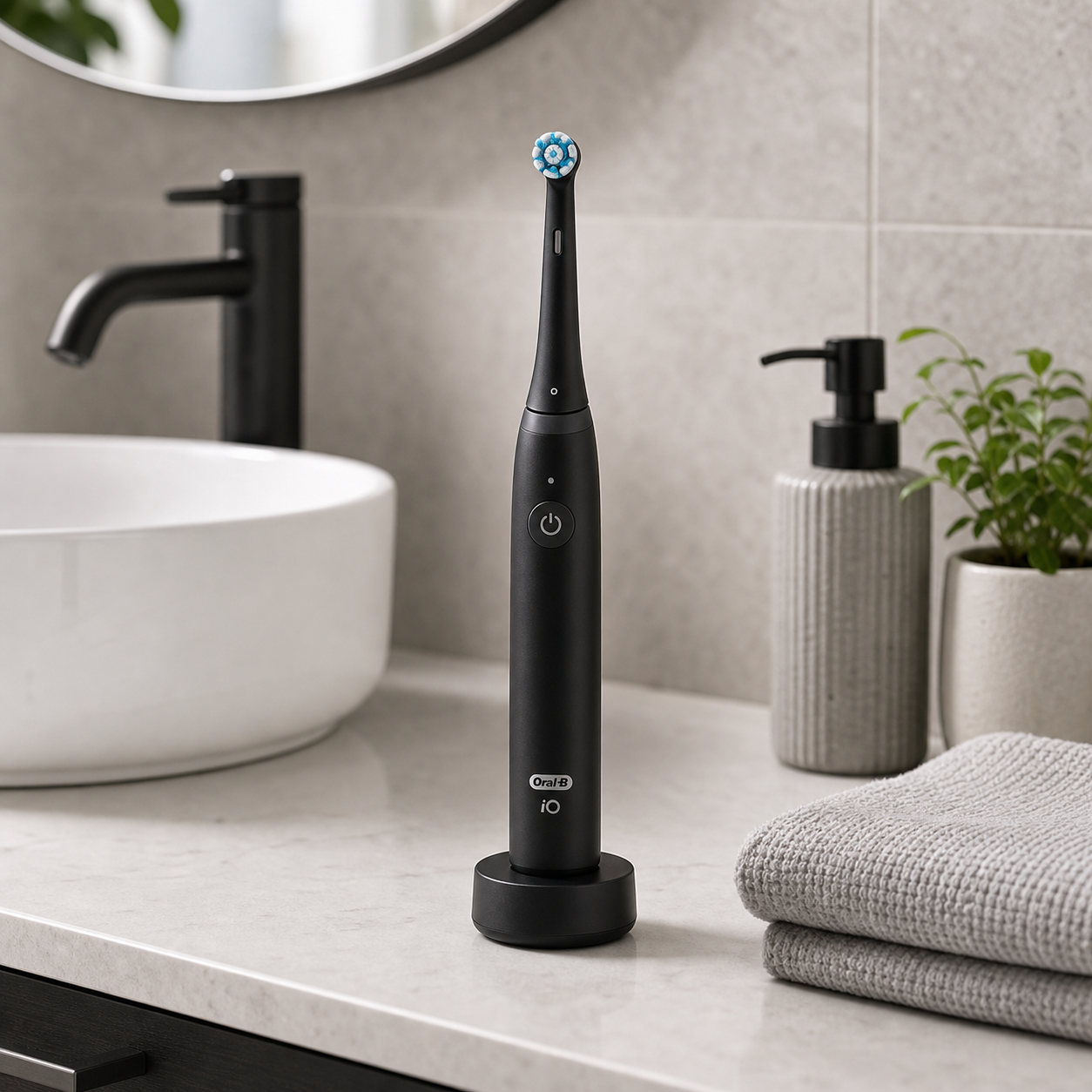 Oral-B iO Series 2 Gentle Clean Sensitive Toothbrush Black Image 2 product image