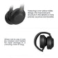 Details of the Sony WH-1000XM4's premium quality and comfort, showing the lightweight 254g design, foldable structure for storage, and soft polyurethane foam earpads for a stable fit.