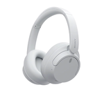 A clear studio product shot of the Sony WH-CH720N wireless noise-cancelling headphones in the White color