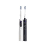 The usmile Y20 PRO AI-Powered smart electric toothbrush shown in both its white and black color options, side-by-side on a clean white background.